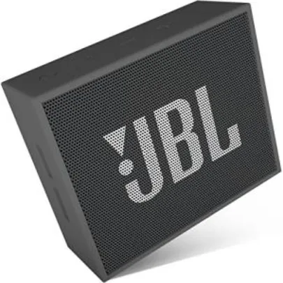 JBL Go Caixa de Som Portátil Bluetooth Preta POR R$ 109