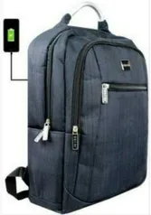 Mochila para Notebook 17'' Anti Furto USB - Swiss R$39