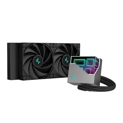 Water Cooler DeepCool LT520, A-RGB, 240mm, Preto, R-LT520-BKAMNF-G-1