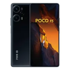 Smartphone Xiaomi Poco F5 com processador Snapdragon 7+ Gen 2 Dual SIM 5G 8gb Ram 256gb Rom (Black)