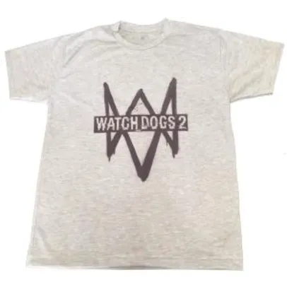 Camiseta Watch Dogs 2 Cinza