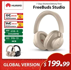 Huawei Freebuds Studio Bluetooth 5.2 | R$1164