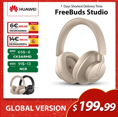 Huawei Freebuds Studio Bluetooth 5.2 | R$1164
