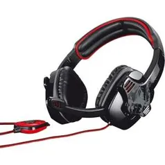 [Shoptime] Fone de Ouvido Headset Trust GXT 340 - PC - Preto/Vermelho por R$166