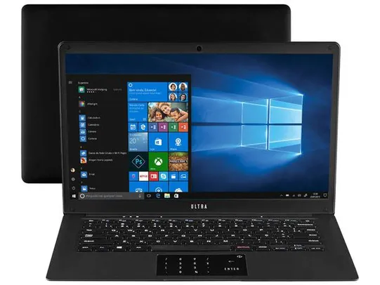 Notebook Ultra UB320 Intel Pentium - Quad-Core 4GB 120GB SSD 14,1” HD LCD