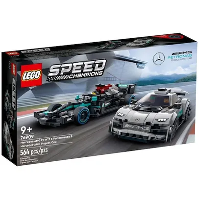 LEGO Speed Champions: Mercedes-AMG F1 W12 E Performance e Mercedes-AMG Project One - 564 Peças