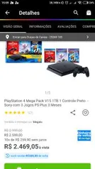 Playstation 4 1TB - MEGAPACK V15 | R$2469