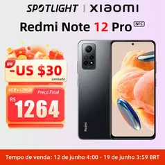 Smartphone Redmi Note 12 Pro 4G 8/256GB Versão Global