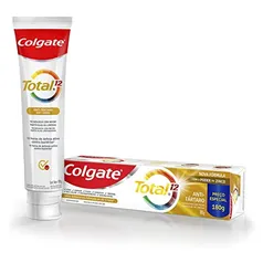 [R$ 11 SUPER] Colgate Creme Dental Total 12 Anti Tártaro 180G