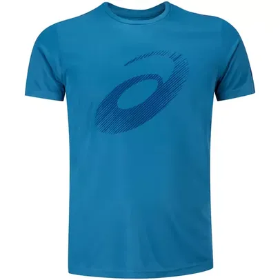 Camiseta ASICS Manga Curta Logo Camaleão - Masculina