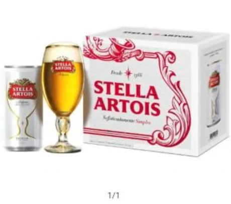 Kit Cerveja Stella Artois - 269ml - 8 Unidades e 1 Taça