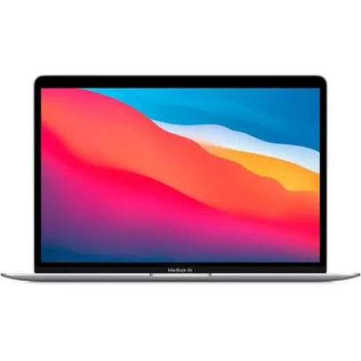 Macbook Air M1, 8GB, 256GB SSD, Tela 13.3, Silver, 2020 - MGN93LL/A