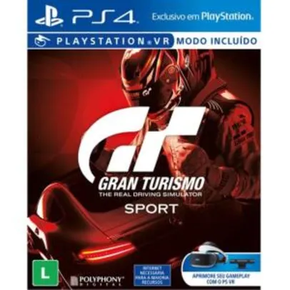 Gran Turismo Sport - PS4 - R$20