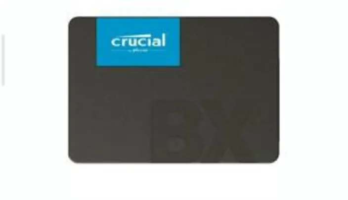 SSD Crucial BX500, 480GB, SATA, Leitura 540MB/s, Gravação 500MB/s - CT480BX500SSD1