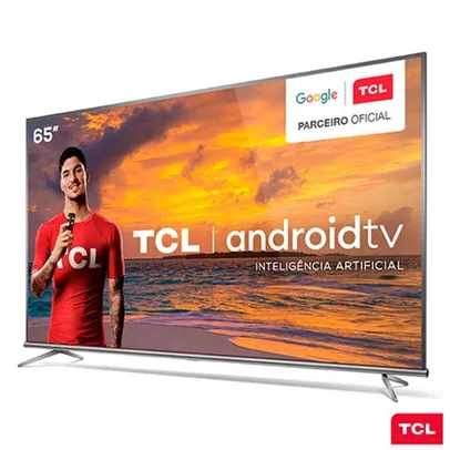 [PRIME] Smart TV 4K TCL LED 65” com Controle por Comando de Voz, Dolby Audio, HDR 10, Google Assista