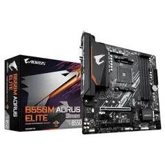 Placa-Mãe Gigabyte B550M Aorus Elite, AMD AM4, Micro ATX, DDR4