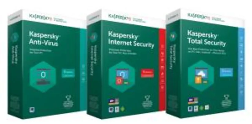 Antivirus Kaspersky com até 50% de desconto - R$69