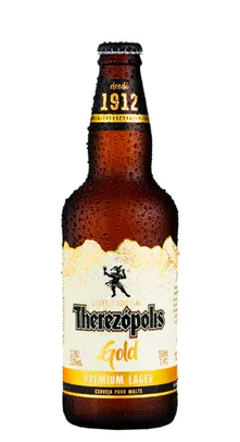 Cerveja Therezópolis Gold Premium Lager 500ml e Outras na Descrição