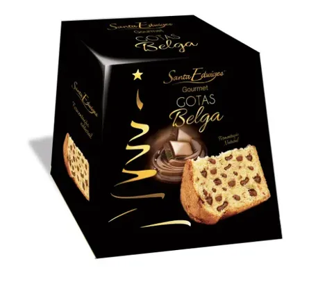 Panettone Gotas de Chocolate Belga Santa Edwiges 400g