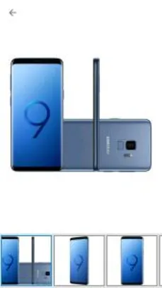 [App Magalu] Smartphone Samsung Galaxy S9 128GB Azul 4G - 4GB RAM - R$2114