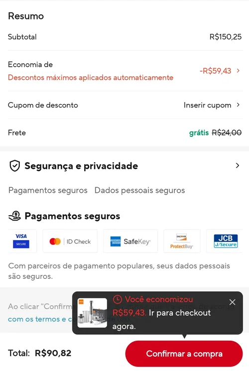 Imagen na descrição da promoção