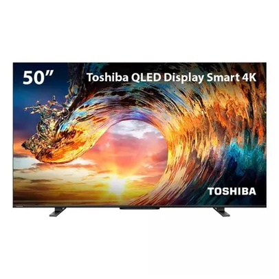 (AME R$1870) Smart TV QLED 50'' 4K Toshiba 50M550LS VIDAA 3 HDMI 2 USB Wi-Fi - TB013M