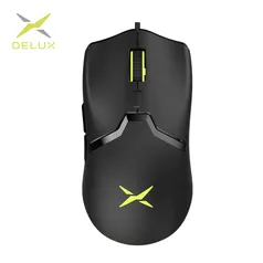 [NOVOS USUÁRIOS] Mouse Gamer Delux M800, RGB, com fio, 16000 dpi, 58g, 1000hz