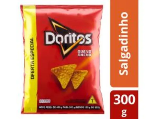 Salgadinho Queijo Nacho 300g Doritos | R$ 14