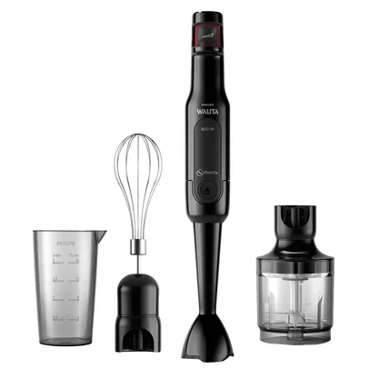 Mixer Philips Walita Pro Mix Viva 3 Em 1 400W RI2622, Preto - 220V