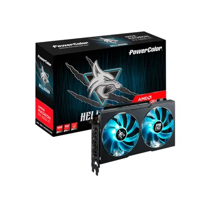 Placa de Vídeo RX6650 XT PowerColor Hellhound AMD Radeon RX 6650 XT, 8GB, GDDR6 (Lançamento)