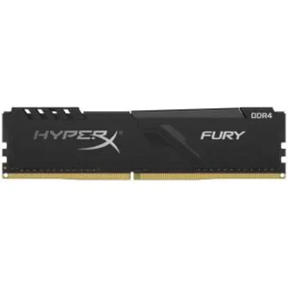 Memória DDR4 Kingston HyperX Fury, 8GB 2666MHz, Black - R$309