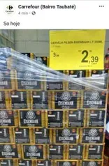 [Carrefour - Taubaté/SP] Cerveja Pilsen Eisenbahn 350ml - R$2,39