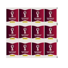 Kit 25 Figurinhas da Copa 2022 Qatar são 5 envelopes oficial Panini