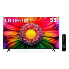 Smart Tv 55 Polegadas 4k LG Uhd Thinq Ai 55ur8750psa Hdr Blu