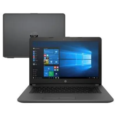 Saindo por R$ 1599: Notebook HP 246 G6 com Processador Intel® Core™ i3-7020U | Pelando