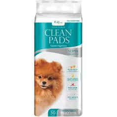 Tapete Higiênico Cães Clean Pads 30 Unidades