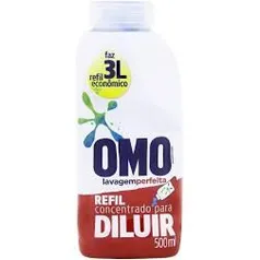 Sabão Líquido OMO Lavagem Perfeita para diluir, 500ml rende 3L | R$17