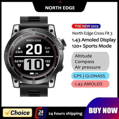 Smartwatch GPS North Edge Crossfit 3
