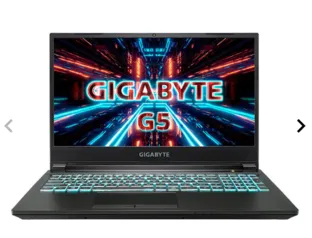 Notebook Gamer Gigabyte G5 KD, Intel i5-11400H, 15.6, FHD 144Hz, 16GB DDR4, SSD 512GB M.2, RTX 3060 