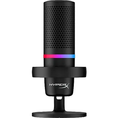 HyperX DuoCast - USB Microphone (Black) RGB Lighting, Modelo: 4P5E2AA
