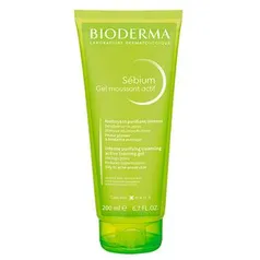 Sébium Gel Moussant Actif Bioderma - Gel de Limpeza Antioleosidade - 200ml