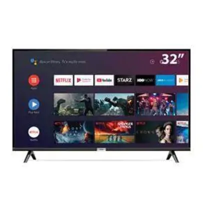 Smart TV LED 32" TCL 32S6500S Android, HDR | R$959