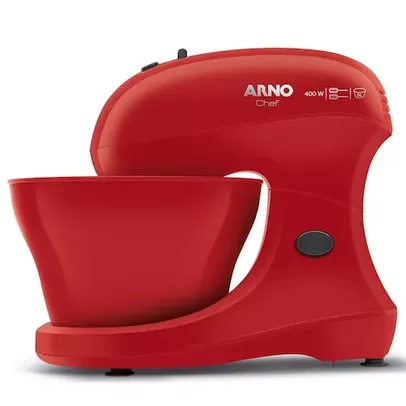 [VIP][APP]Batedeira Arno Chef SM02 com 5 Velocidades e 400W - Vermelha