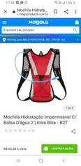 Mochila Hidratação Impermeável C/ Bolsa D'água 2 Litros Bike - B2T - R$50