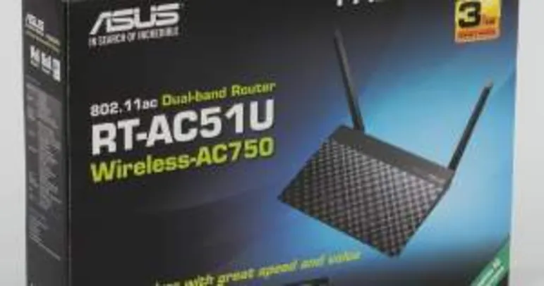 [MAMUTE] Roteador Wireless ASUS RT-AC51U 2.4/5GHz