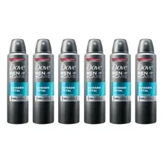 Kit Desodorante Dove Men Care Cuidado Total Aerosol Masculino - R$58