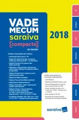 Vade Mecum Saraiva Compacto Brochura 19ª Ed. 2018 - R$69,90