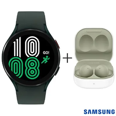 Samsung Galaxy watch 4 44MM BT + Galaxy Buds 2