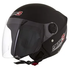 Pro Tork, Capacete New Liberty Three, CAP-489PTF, 58, Preto Fosco