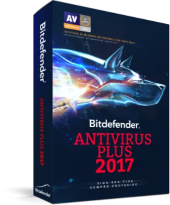 Bitdefender Antivirus Plus 2017 para 3 dispositivos por R$ 71
